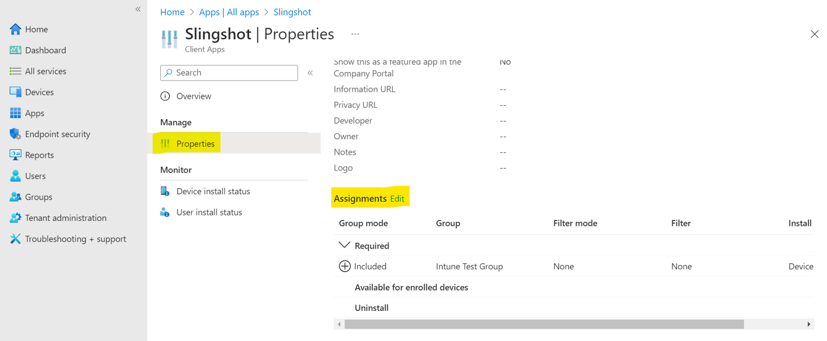 Deploying Block 64 Discovery Agent via InTune